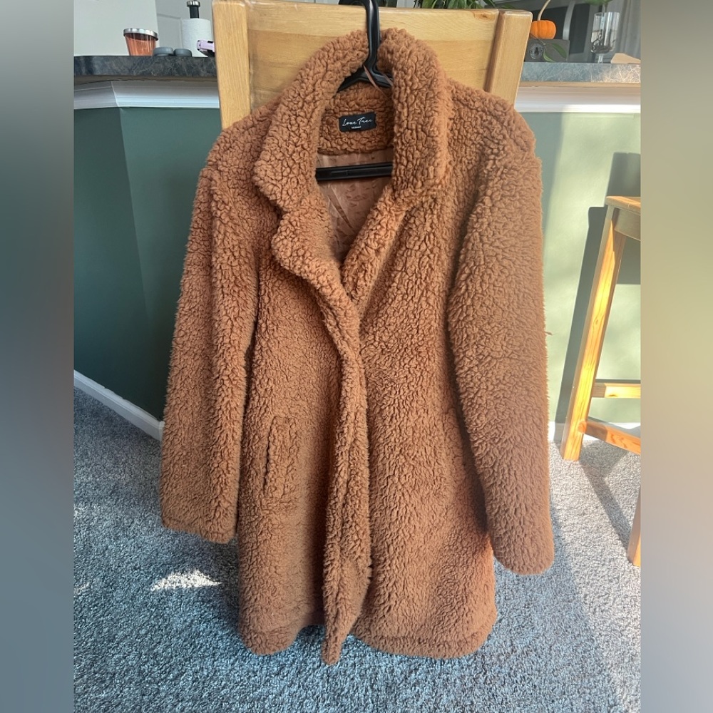 Teddy burnt orange coat